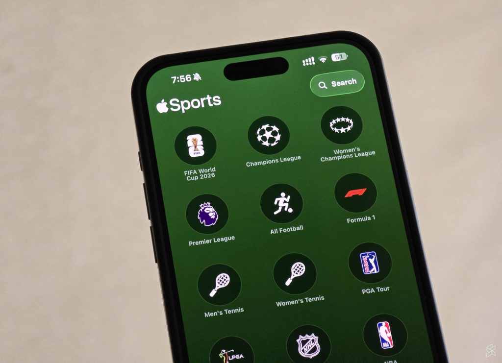 Apple Sports nâng cấp giao diện World Cup 2026: Xem đội hình trực quan bằng hình ảnh
