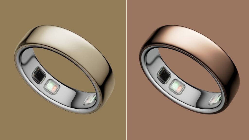 Oura Ring 5 với 2 phiên bản Gold và Rose