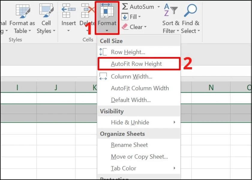Cách giãn dòng trong Excel tự động bằng AutoFit